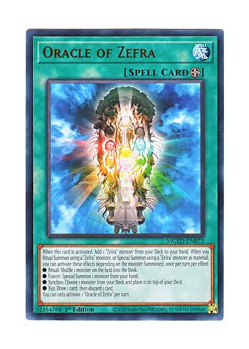 Amazon.co.jp: 遊戯王 英語版 MGED-EN073 Oracle of Zefra セフィラの