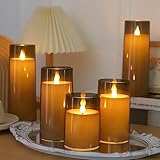 Fo32won Grey Flameless Candles thumbnail 3