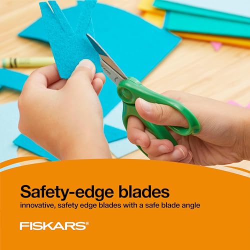 Fiskars 5" Pointed-Tip Kids Scissors, Ages 4-7, Red - image 8