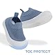 Cheerful Mario 0-3 Jahre Lauflernschuhe Baby Jungen Mädchen Sneaker Baby Schue Weich Atmungsaktiv und Komfortabel Blau 12-18 Monate