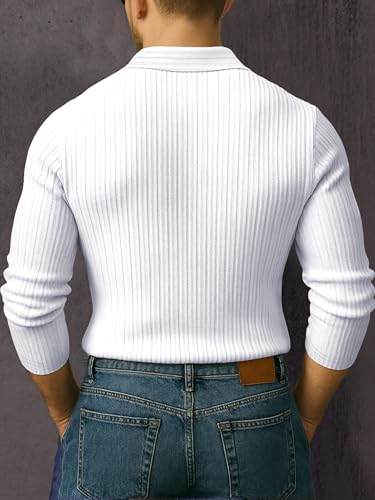 Image of Noble Monk Relax Fit |Textured| Lycra | Polo Neck T-Shirt