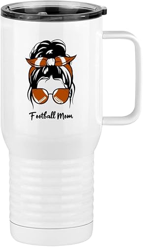 Just So Posh Vaso de cafĂ© de viaje con asa y tapa deslizante, color blanco de 20 onzas, color camello polar, acero inoxidable, aislado al vacĂo Just So Posh Vaso de cafĂ© de viaje con asa y tapa deslizante, color blanco de 20 onzas, color camello polar, acero inoxidable, aislado al vacĂo