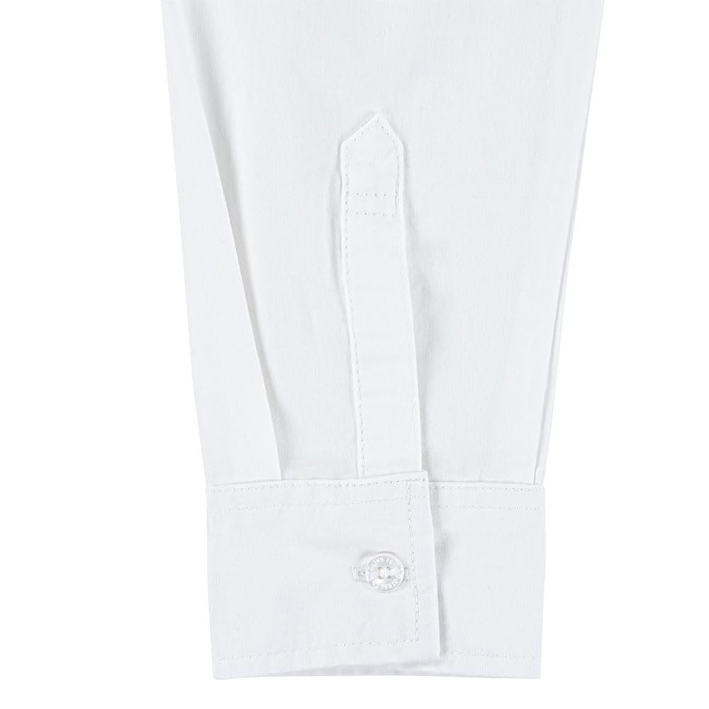 Levi's WT-Woven Top Camisa, Blanco Brillante, 16 Años para Niños
