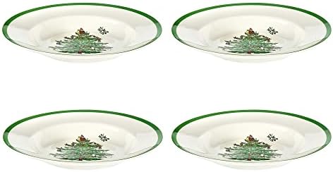 Spode Christmas Tree Soup Plate, Set of 4