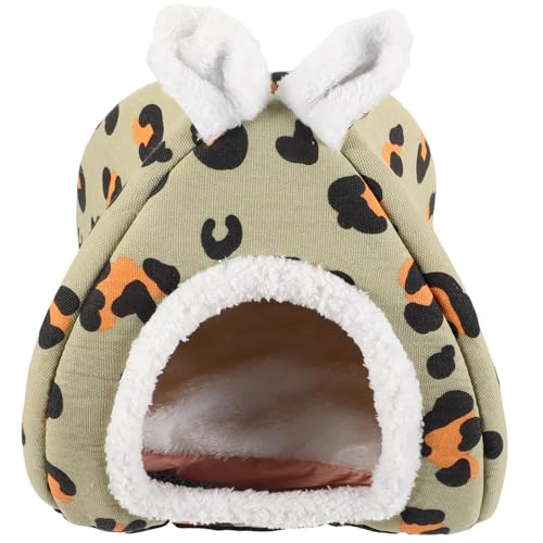 iplusmile ペットベッド ダックスフンド モルモットフリース寝具 うさぎのトイレ 犬の冷却ベッド 犬用ベッド 猫 hamster pet bed 頑丈なハムスター小屋 犬小屋屋内 フランネル