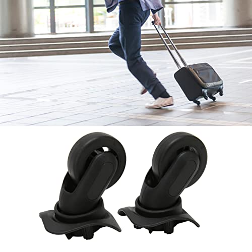 2 Pcs Luggage Suitcase Wheels, Swivel Wheel Replacement Luggage Travel Suitcase Wheels Silent Wearable Plastic Bearings Repair Set for Luggage Kits3