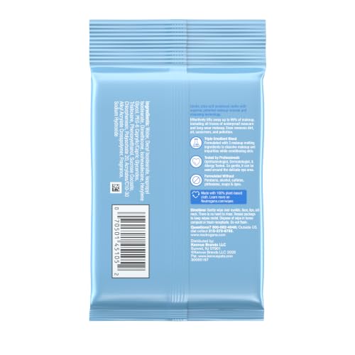 Neutrogena Makeup Remover Wipes, 7 ct, Travel Pack - image 6