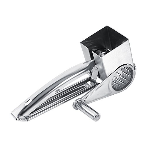 Rallador rotatorio manual de queso de acero inoxidable miniatura 2