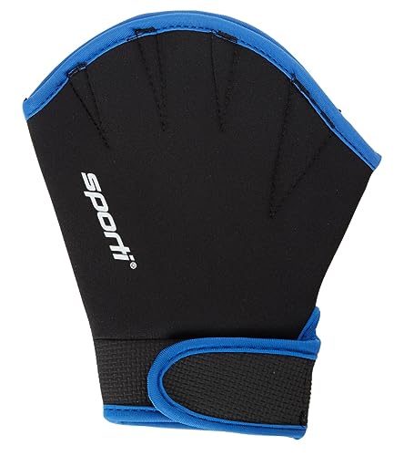 Sporti Neoprene Webbed Fitness Gloves - Black - Medium