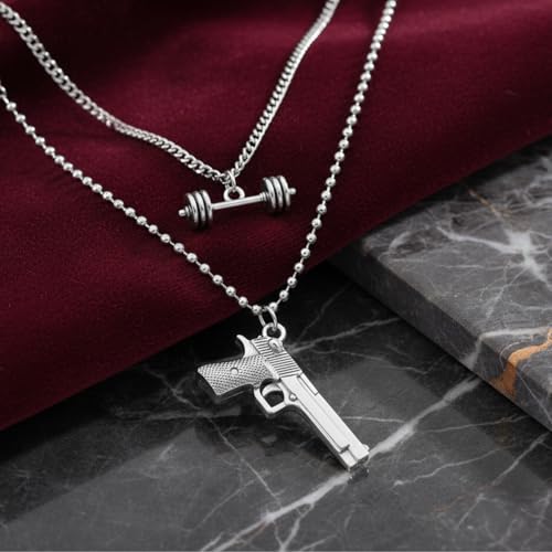 Image of Anti-Tarnish Stainless Steel Necklace for Men, Stylish Pendant Necklace, Men's Jewellery for Gifting