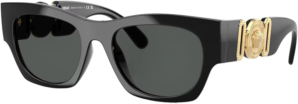 Versace Man Sunglasses Black Frame,...