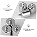 PLAFOPE 3pcs 100g M2 Class Chrome Plated Calibration Weights Set for Electronic Balance Scales Steel Scale Weights for Precision Gram Calibration and Industrial Measurement