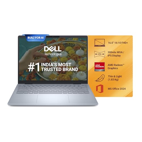 Dell DB16255, R5-340 AI Processor, 16 GB LPDDR5X, 512 GB SSD, 16"...