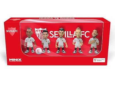 MINIX - Pack de 5 Figuras del Sevilla Fútbol Club - Coleccionables de 7 cm para Exhibición, Idea de Regalo para Niños Y Adultos, Fans de Fútbol | Ya disponible en tu tienda friki favorita! En mundofriki.es! MINIX - Pack de 5 Figuras del Sevilla Fútbol Club - Coleccionables de 7 cm para Exhibición, Idea de Regalo para Niños Y Adultos, Fans de Fútbol | Ya disponible en tu tienda friki favorita! En mundofriki.es!
