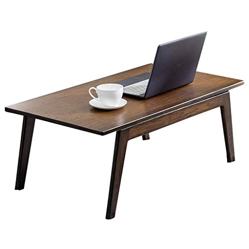 Table pliante bureau ordinateur portable table basse design bambou naturel lit
