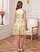 Girls Sequin Dress Size 8-10 Gold Halter Fancy Layer Prom Pageant Birthday Party Christmas Sparkle Fashion Dress