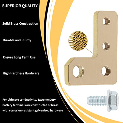 Bzsunway Extreme Duty Battery Terminals for 20182022 Jeep Wrangler JL