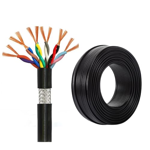Câble blindé 20AWG 12 conducteurs cuivre pour éliminer les interférences