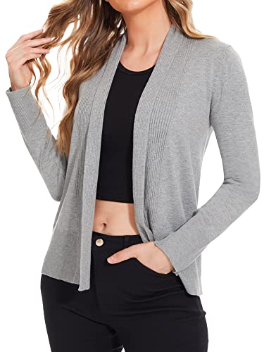 A Row Knit Cardigan For Women Lightweight Long Sleeve Cardigan Sweaters Knit Jacket Coat For Spring Summer #TOP1