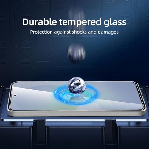 NEW'C 3 Pack Designed for Samsung Galaxy A37 5G Screen Protector Tempered Glass,Case Friendly Ultra Resistant by NEW'C - Image 7