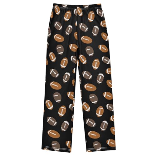 Pfrewn Pajama Pants American Football Ball Lounge Pants Super Soft Pajama Bottoms with Pockets, L by Pfrewn - Used condition - US$16.92
