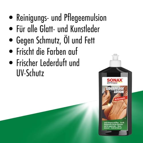 Lederpflege Lotion von SONAX (500 ml) wasserabweisend