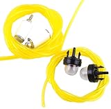 Podoy Repower Kit for Compatible with Craftsman Poulan Chainsaw Tune Up Kit 530095646 Fuel Filter Ty
