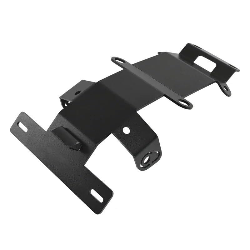 Support plaque immatriculation moto XSR700 aluminium finition noire