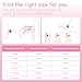 Flange Inserts 13/15/17/19/21mm for 24mm Flange/Shield of Most Pumps Compatible with Momcozy, KISSBOBO, Lansinoh, Elvie, Willow go, Spectra, Medela Freestyle Flex, Pump Shields（10PCS）