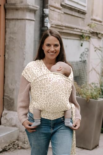 Miniatura 8 de Boba Portabebés Para Recién Nacidos A Niños Pequeños - Portabebés Elástico - Portabebés - Portabebés Manos Libres - Portabebés - Portabebés Recién Nacido A Niño Pequeño De 7 A 35 Libras Leopardo