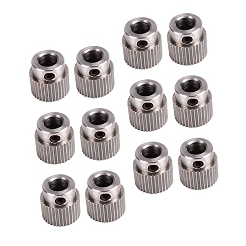 36 Teeth 3d Printer Feed Wheel 15pcs Stainless Steel Extrusion Gear