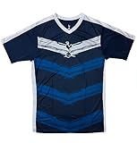 Boy's Tottenham Performance Jersey, Youth Kids Game Day Shirt, Licensed Short Sleeve Tottenham Tee Top (YM) Blue