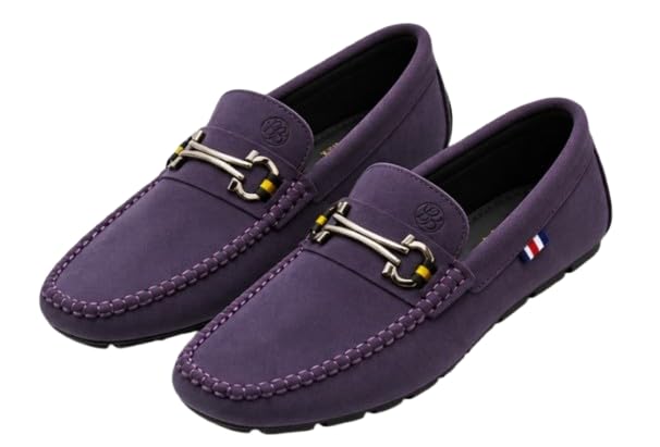 Image of BUZZBASK Men?s Synthetic Leather Loafers | Premium Soft Comfort Driving Shoes | Lightweight Casual Slip-On Moccasins for Office, Party, Anti-Skid Sole Stylish Formal Shoes