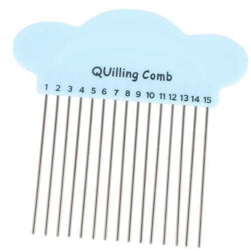 Housoutil Cartoon Paper Quilling Comb Tool DIY Quilling Supplies Metal Plastic Craft Tool Random