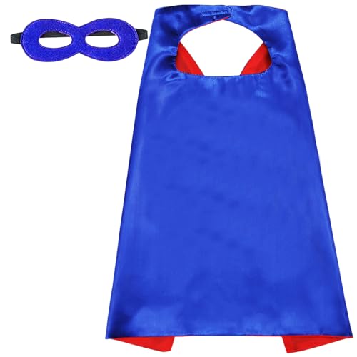 Image of Superhero Capes for Kids Halloween Costumes and Dress up - Superhero Toys Capes 4-10 Year for boys birthday party Gifts