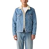Levi's Men's Sherpa Trucker Jacket (Also Available in Big & Tall), (New) Light Stonewash, Small