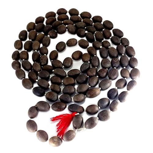 Vinayakmoorti Lotus Seed Kamal Gatta Japa Mala 108+1 Rosary Beads Wooden Jaap Mala Dori Chain Best For Lakshmi Prapati Original Wood Chain (Length: 60 apx Inches) (B09NNJJK9D) Amazon Price History, Amazon Price Tracker