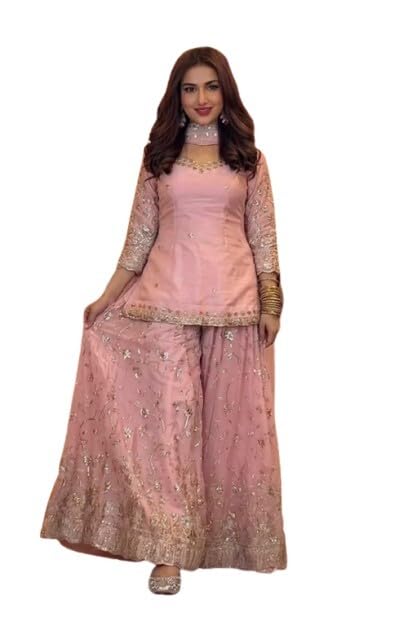 Premium Embroidered Palazzo Stitched