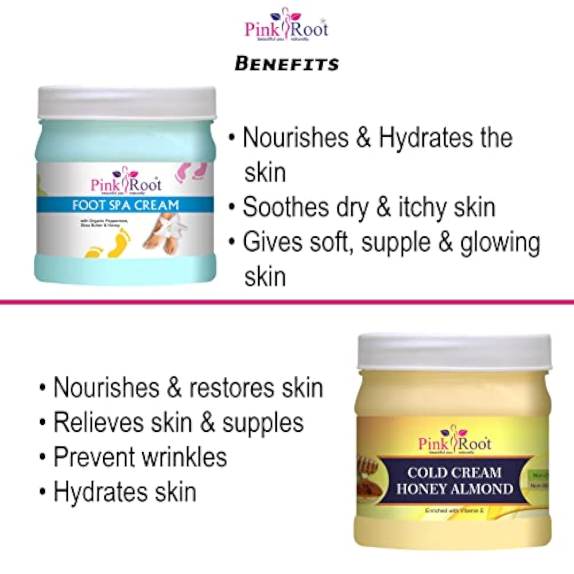 Foot Spa Cream 500gm with Honey Almond Cold Cream