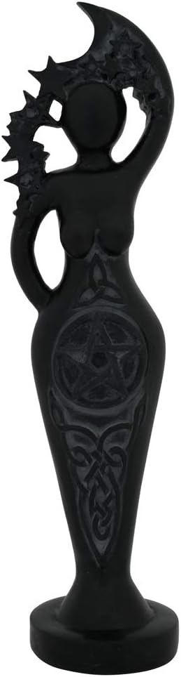Sacred Source Black Pentacle Goddess Statue
