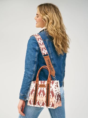 Image of Wrangler Aztec Tote Bag for Women Boho Shoulder Purses and Handbags