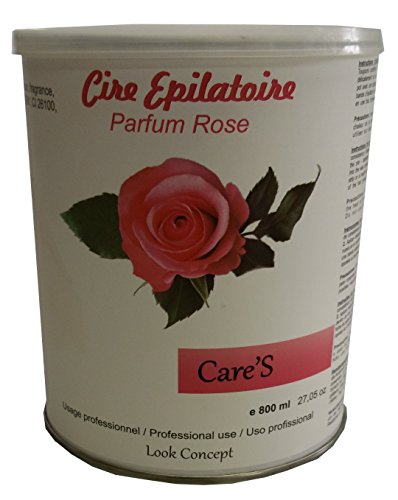 Storepil - Pot cire à épiler jetable CARE'S ROSE - 800 ml pour épilation