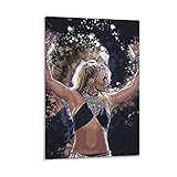 HSYIFF Leinwand Druck Poster Senza Cornice 60 * 80cm Britneys Cantante Attrice Modello Decorativo Tela Wall Art Soggiorno Poster Camera da letto