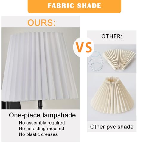 Image of PASSICA DECOR Battery Operated Wall Sconces Set of 2 Premium Fabric Pleated Shade, Rechargeable LED Lights with 15 Colors, Remote Control Timer for Bedroom, Living Room, Black Wall Light