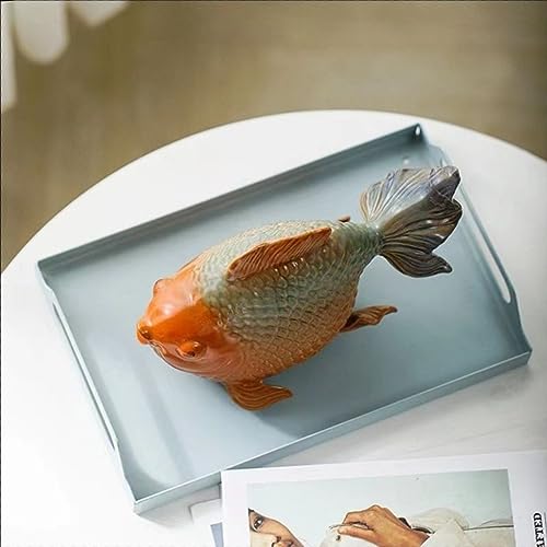Amazon.co.jp: 金魚 置物 オブジェ 玄関飾り 本棚飾り 風水グッズ 玄関