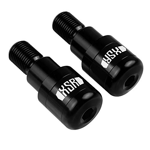 XSR 700 Moto Extrémités du Guidon Aluminium Poignée Accessoire Embouts XSR700 XSR900 Noir