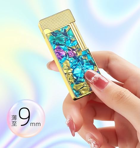 Encendedor metálico clásico recargable miniatura 3