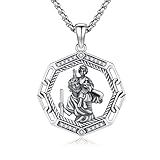christophorus anhänger kette Ostern Geschenk: Gut verpackt durch ZIPPICE Geschenkbox und ein Poliertuch innen. Geburtstag, Valentinstag, Vatertag, Muttertag, Weihnachten, Jahrestag, Freundschaft, Thanksgiving oder einfach eine Überraschung für Ihre Liebe. St. Christopherus Medaille ist eine ausgezeichnete Wahl für die Liebe auszudrücken