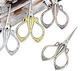 JINGYAN Tijeras 4pcs Black Scissor For DIY Sewing Thread Cutting Tools Fabric Needlewor