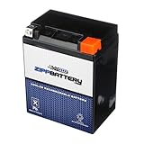 ZIPPBATTERY YB14L-A2 Maintenance-Free 12V 14Ah Battery Replacement for ATV, Motorcycle, Jet Skis, Scooter, UTV, and More - Nut and Bolt (T3) Terminal